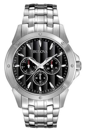 Bulova Classic Bracelet Watch, 43mm in Silver at Nordstrom Rack