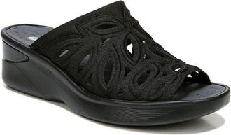 Life Stride Susie Slide Sandal in Black Fabric at Nordstrom, Size 6.5