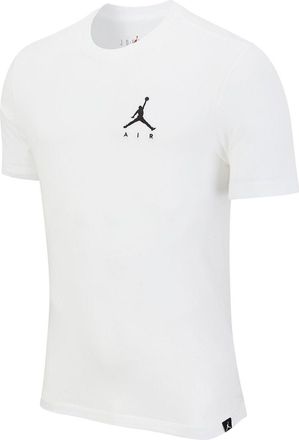 Nike Jordan Mens Air Jordan Solid Color Logo Casual Sports Short Sleeve White T-Shirt DA6800-100