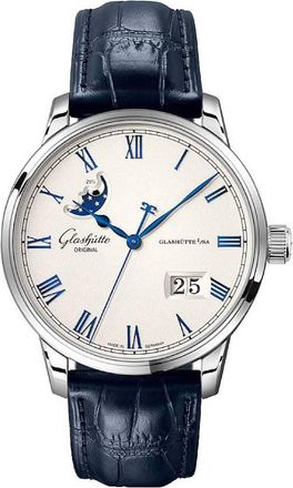 Glash&uuml;tte Original Senator Excellence Automatic Moon Phase Mens Watch 36-24-05-02-61