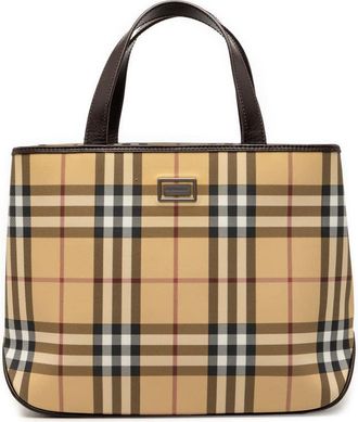 Burberry Pre-owned Burberry House Check Coated Canvas Tote Ladies 3F6VX7TLBEFPPH28