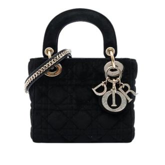Dior Pre-owned Lady Dior - Dames - Vintage Mini Tas - Zwart - ONE Size - Leer - Vintage