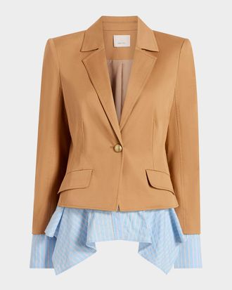 Cinq &agrave; Sept Shilo Combo Jacket