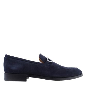 Ferragamo Finley Gancini Ornament Mocassins, Size 9 E