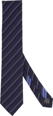 Ermenegildo Zegna Ties - Heren - Stropdassen - Blauw - ONE Size - Accessoires