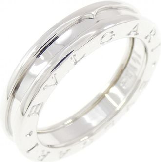 Bulgari White Gold White Gold (18K) Band Ring (Pre-Owned)