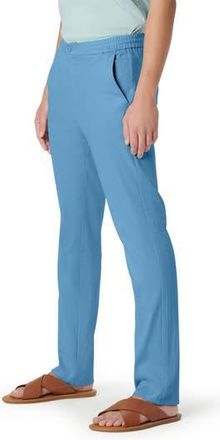 Bugatchi Stretch Cotton & Linen Pants in Air Blue at Nordstrom Rack, Size Xx-Large