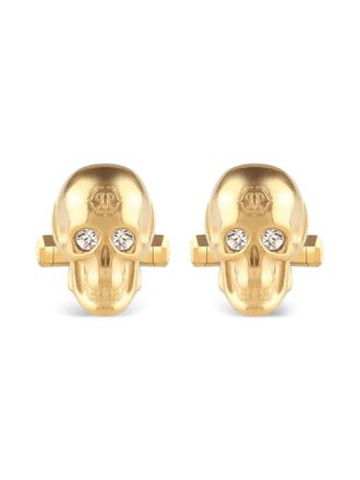 Philipp Plein Gemelli con teschio - Oro