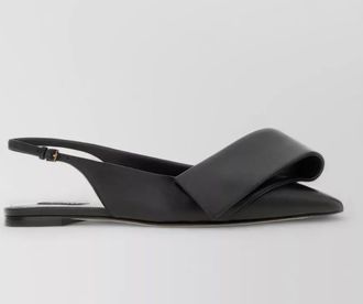 Givenchy leather twisted ribbon mules