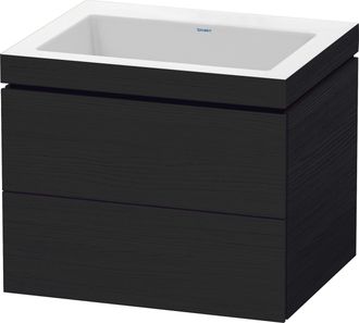Duravit Duravit L-cube Conjunto Encolado A Pared, 2 Cajones, Sin