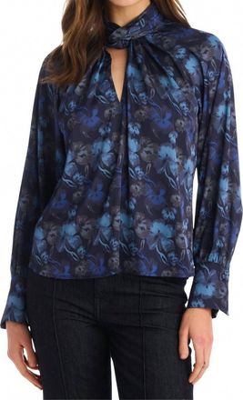 Allison New York Samantha Blouse In Midnight Floral
