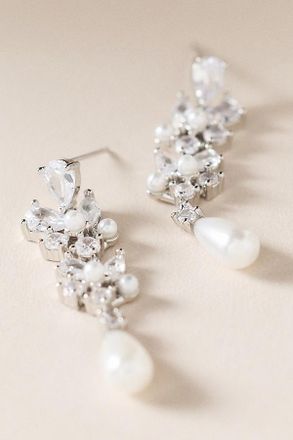 Vieste Rosa Exquisite Crystal Drop Earrings