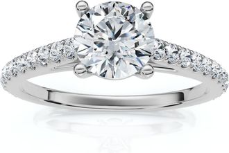 Pompeii3 1.30Ct Diamond Engagement Ring 14k Gold Lab Grown