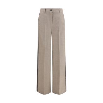 P.A.R.O.S.H. Gray Wool Oves Aries Womens Pants
