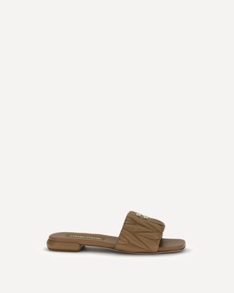 Miu Miu Sandali in nappa matelass&eacute; Woman 38
