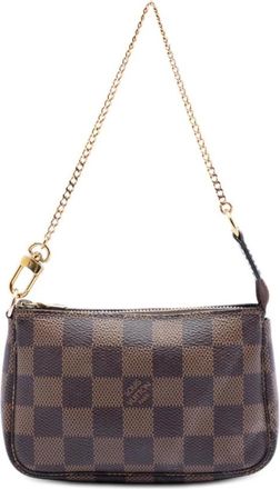 Louis Vuitton Pre-owned Mini Bags, female, Brown, Size: ONE SIZE Pre-owned Chain Handle Bag
