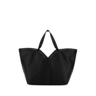 Saint Laurent Black Leather Y Shopping Bag