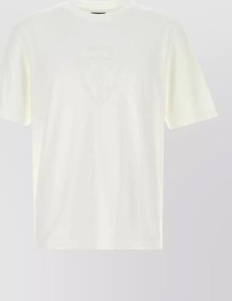 Gucci cotton blend crew neck short sleeve t-shirt