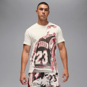 Nike Jordan Mens Jordan Sport T-Shirt in White | IM7946-133