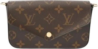 Louis Vuitton Pre-owned Mini Bags, female, Brown, Size: ONE SIZE Pre-owned Monogram Mini Pouch