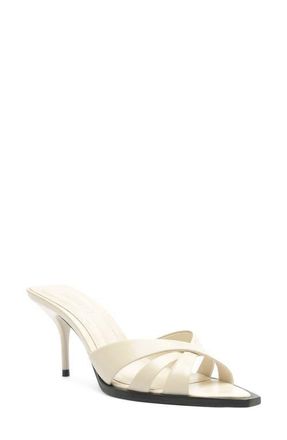 Schutz Keefa Leaf Mule in Sugar White at Nordstrom, Size 7.5