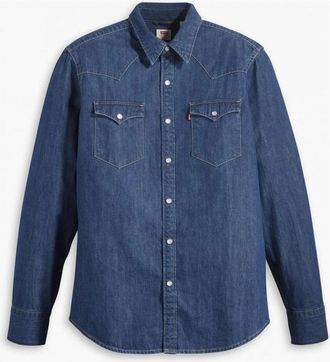 Levi's Denim Overhemden - Heren - Spijkeroverhemden - Blauw - M - Denim - Overhemden