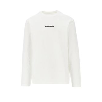 Jil Sander Logo print cotton T-shirt Man XL