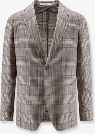 Tagliatore Blazer monopetto in lana vergine e seta - TAGLIATORE - gender_Man