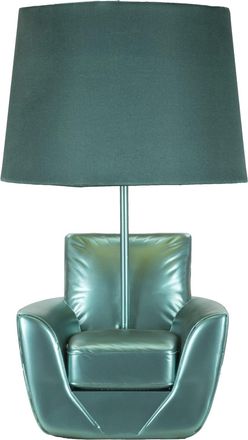 Mauro Ferretti Lámpara sillón de resina azul ø cm 26x43