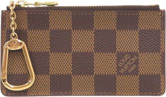 Louis Vuitton Brown Damier Canvas Coin Purse/Coin Case (Pre-Owned)