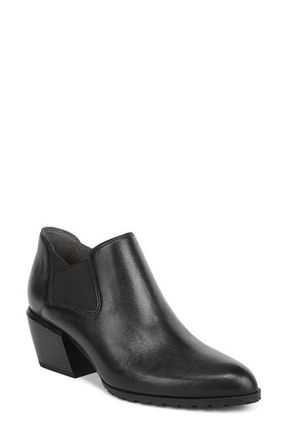 Vionic Bethany Bootie in Black Leather at Nordstrom, Size 6.5