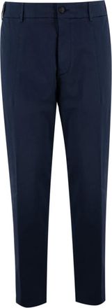 Eleventy Chino Broek - Heren - Chinos - Blauw - S - Broeken