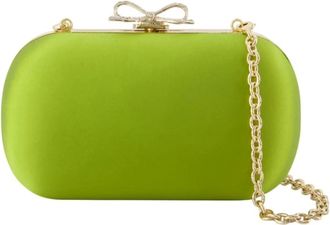 Self Portrait Donna, Borse, Verde, Taglia unica, new