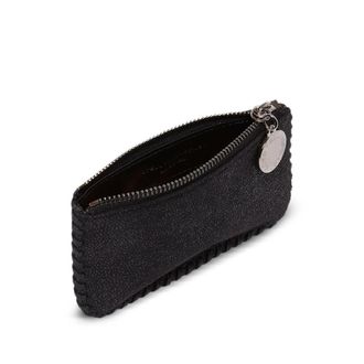 Stella McCartney Whipstitch-Trim Polyester Wallet - Black