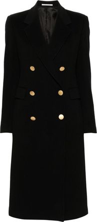 Tagliatore Meryl coat - women - Cupro/Virgin Wool/Cashmere - 46 - Black