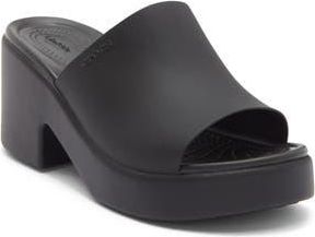 Crocs Brooklyn Slide Sandal in Black/black at Nordstrom Rack, Size 10 Womens / 8 Mens
