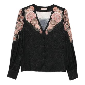 Twinset Blouses, female, Black, XS, Camicia