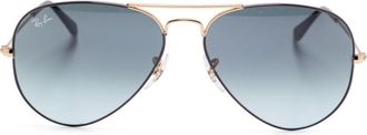 Ray-Ban Occhiali da sole con montatura stile pilota - Nero