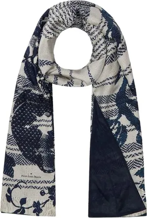 Pierre-Louis Mascia Accessoires, Dames, Blauw, ONE Size, Aloesta Zijden Sjaal