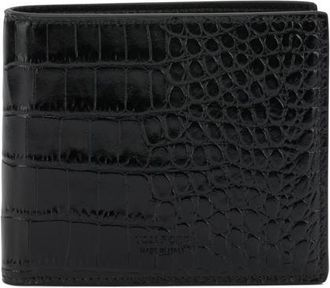 Tom Ford Crocodile Print Leather Wallet