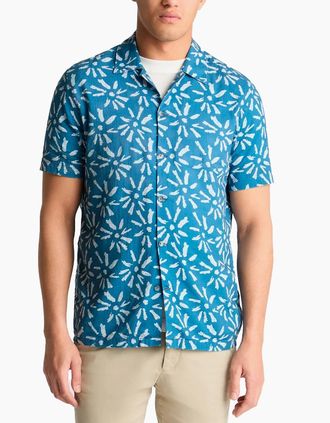 Remus Uomo Mens Remus Uomo Paolo Short Sleeve Shirt BLUE - Size: 42/Regular