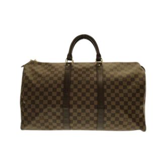 Louis Vuitton Pre-owned Weekend Bags, female, Brown, Size: ONE SIZE Pre-owned Keepall 50 Boston Bag