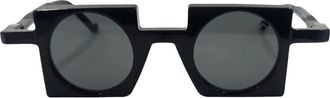 Vava Bl 0034 Zonnebril - unisex - Zonnebrillen - Zwart - ONE Size - Leer - Accessoires