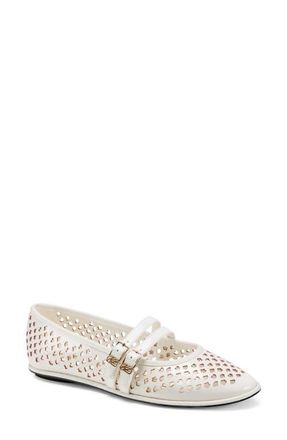 Karl Lagerfeld Vanyel Mary Jane Flat in Cream at Nordstrom, Size 9.5