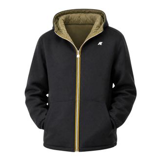 K-Way Jack Spacer Nylon Double Jacket - Heren - Winterjassen - Zwart - S - Nylon - Jassen