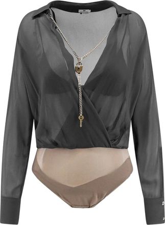 Elisabetta Franchi Mujer, Camisetas, Negro, Talla: M