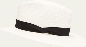 Rag & Bone Panama Straw Hat, White
