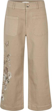 Kudibal Copenhagen Womens Mia Wide Leg Pants In Beige
