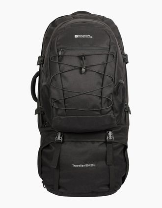 Mountain Warehouse Womens Mountain Warehouse Traveller 100L Backpack - Black - Size: ONE size
