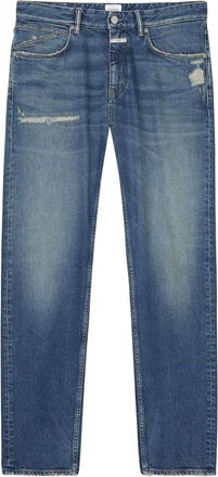 Closed Jeans Cooper True con effetto schiarito - Blu